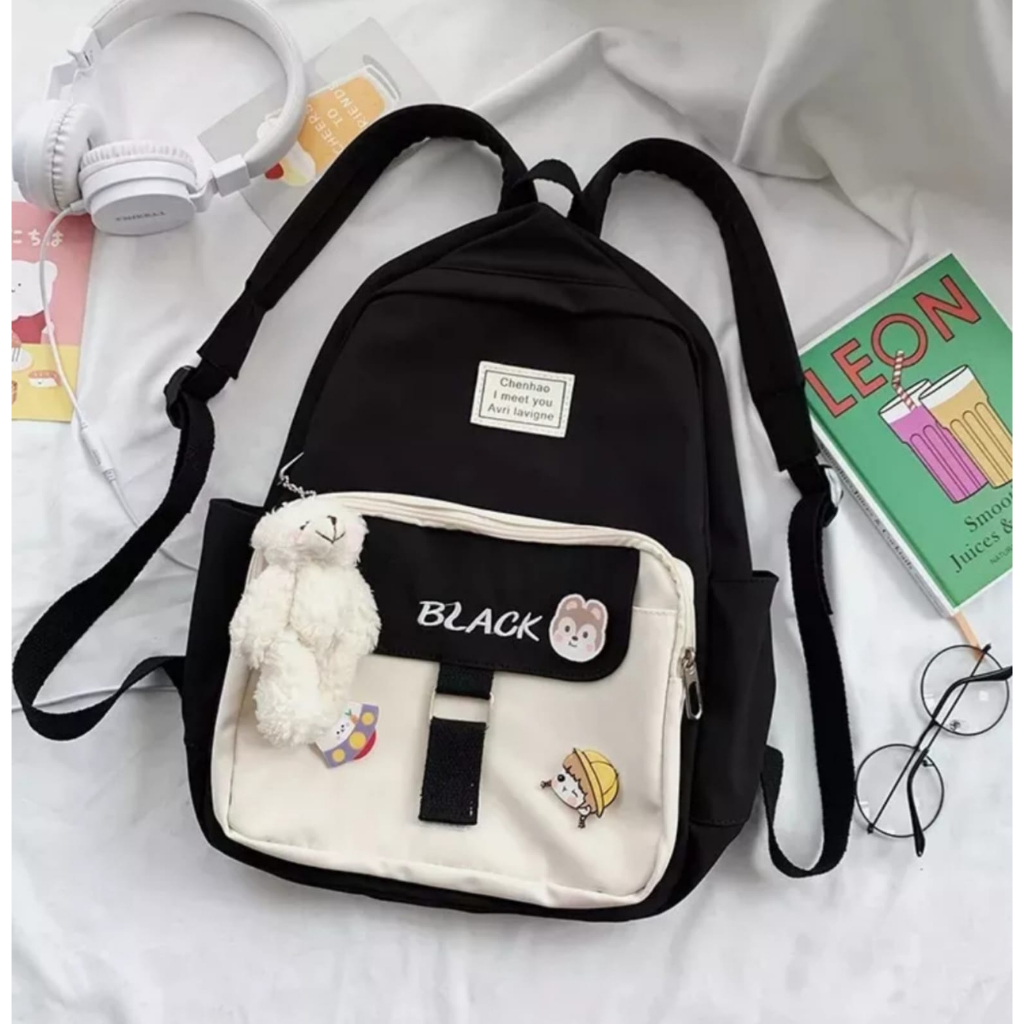 Tas Ransel Cewek merah Imut Lucu / Selempang Cewek Murah Keren