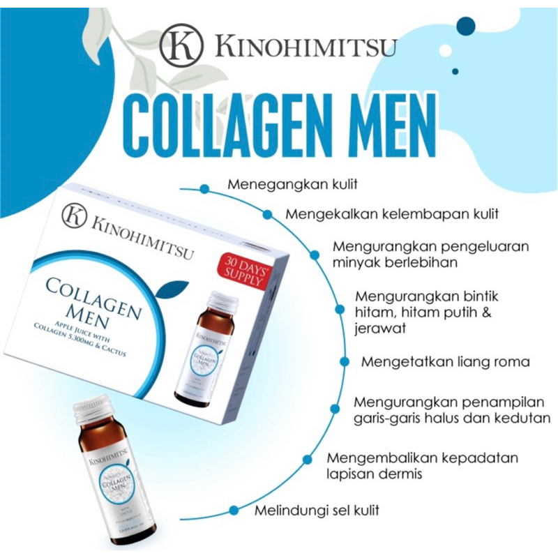 Kinohimitsu Collagen Men 5300mg 16 botol