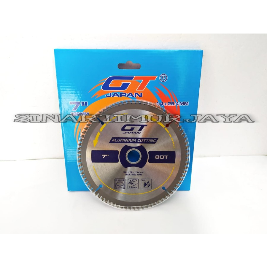 MATA CIRCULAR ALUMUNIUM 7 INCH X 80 T / CIRCULAR SAW BLADE ALUMUNIUM - NRT PRO