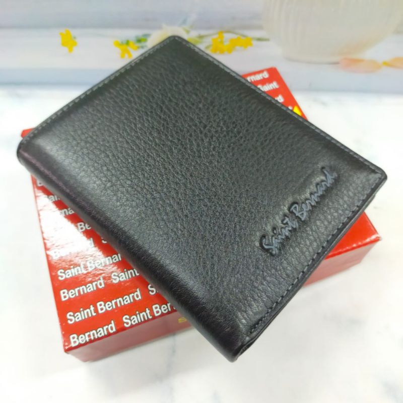 Dompet kulit lipat pria model diri saint bernard