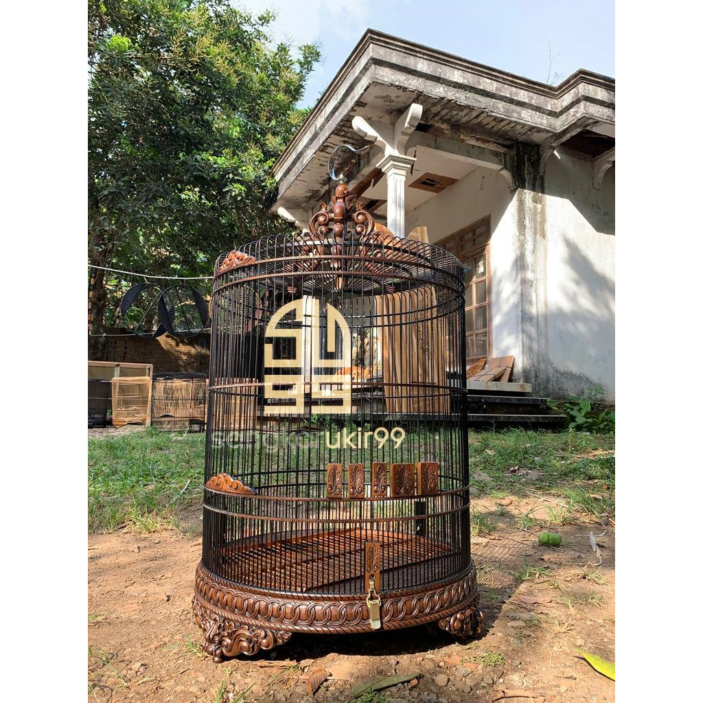 Sangkar Murai, Sangkar murai ukuran no 2 dm58, Sangkar Murai Ukir