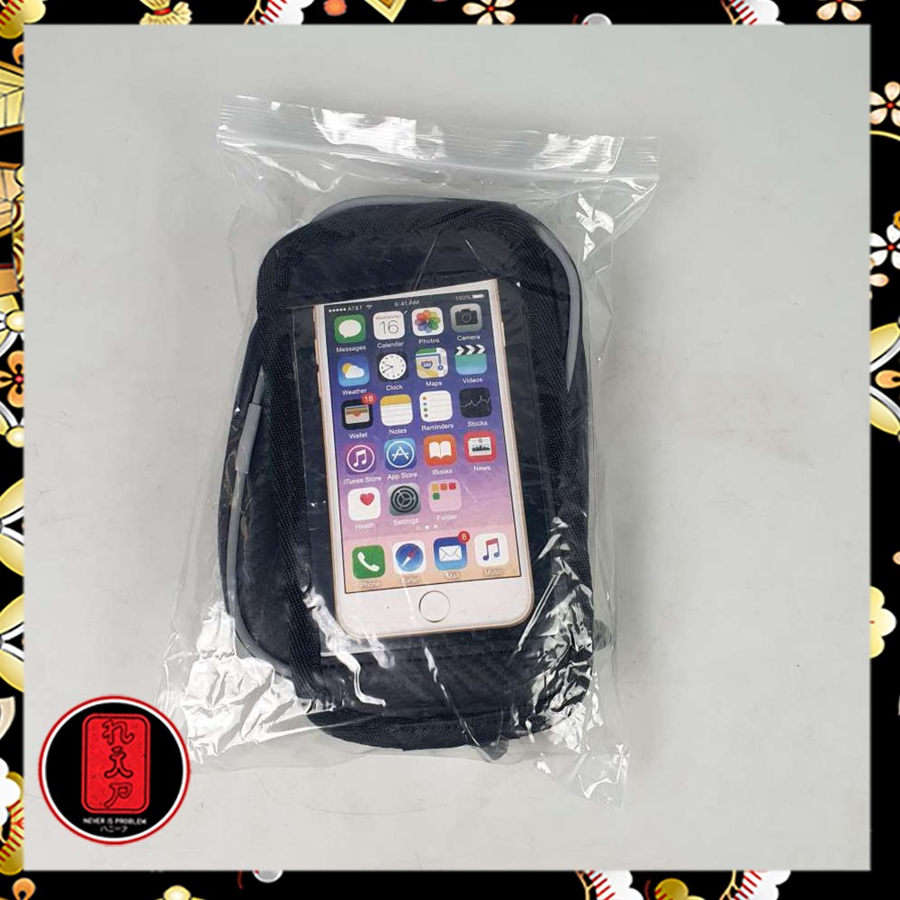 Roswheel Tas Sepeda Waterproof dengan Case Smartphone - ROS12813 - Black