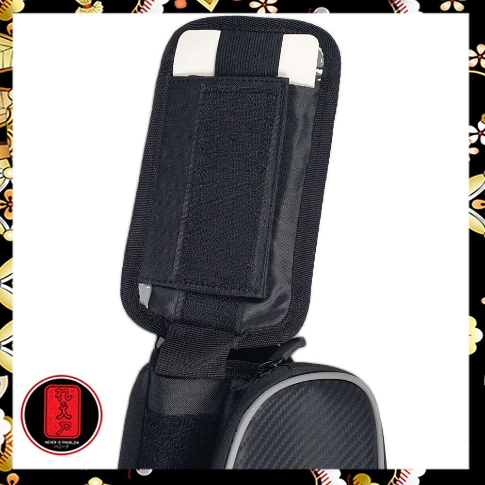 Roswheel Tas Sepeda Waterproof dengan Case Smartphone - ROS12813 - Black