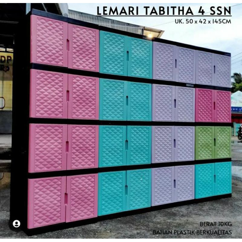 Lemari tabitha 4 susun