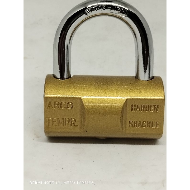 Descend Gembok Pagar Kuningan Model Viro /Gembok Bulat Frt