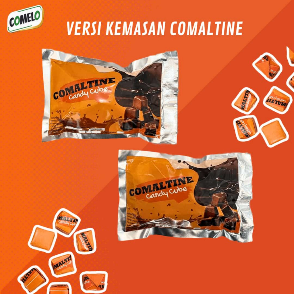 COMALTINE CANDY CUBE OVALTINE CUBE ISI 50 PERMEN KOTAK COOKIES CRUNCHY