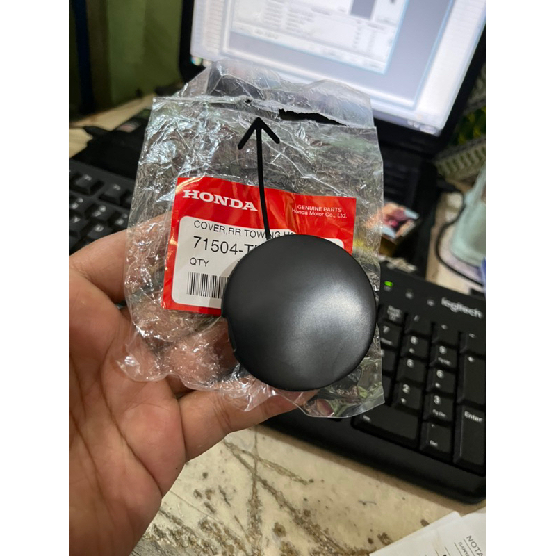 TUTUP TOWING BEMPER BELAKANG HONDA JAZZ RS 2012-2014 ORIGINAL