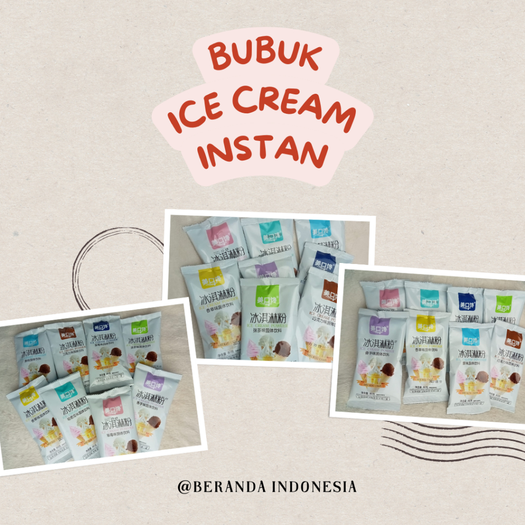 BUBUK ICE CREAM INSTAN / BUBUK ICE CREAM INSTAN SACHET