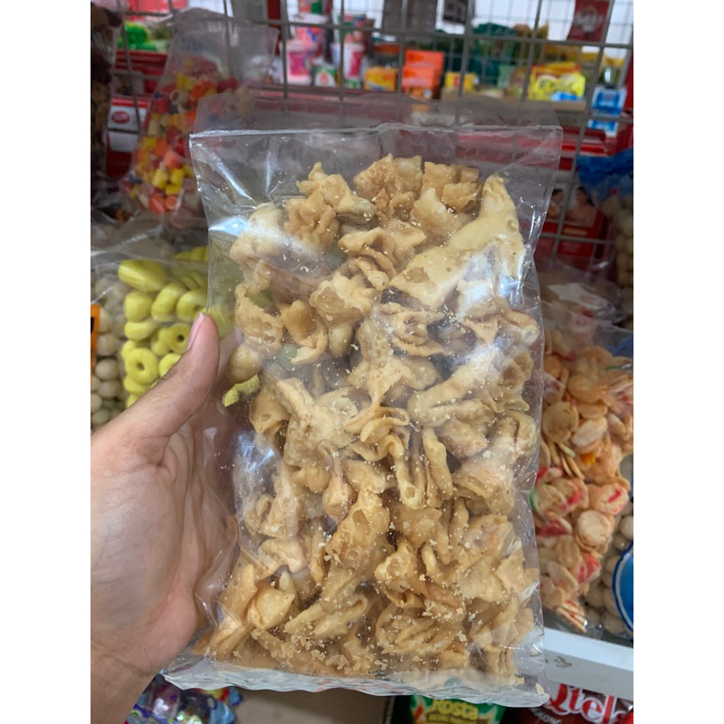 

KERIPIK CUMI”dalamnya isi abon”(SNACK/JAJANAN RINGAN)