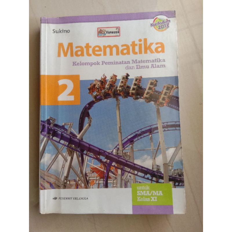 buku matematika bekas erlangga kelas 11 (preloved)