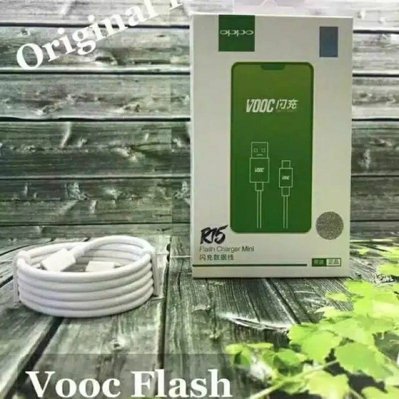 Kabel data OPPO VOCC R15 OPPO 100% Original VOOC FLASH CHARGING MICRO TYPE C