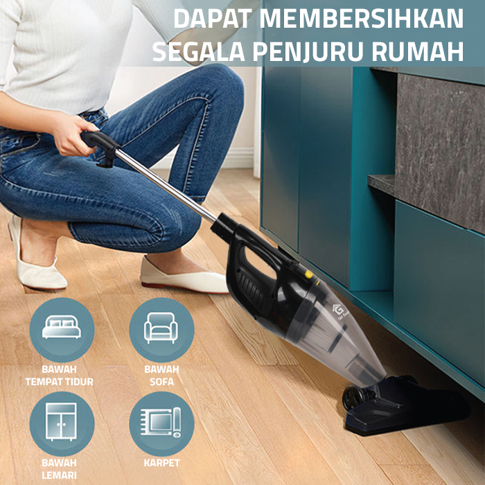 GM Bear Vacum Cleaner 2 IN 1 1655 - Alat Penyedot Debu Multifungsi 16000Pa