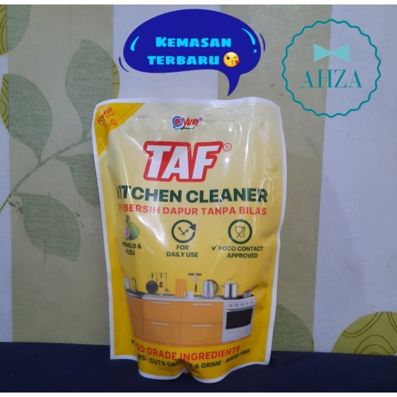 AHZA YURI TAF SPRAY KITCHEN CLEANER PEMBERSIH DAPUR REFILL 375ML