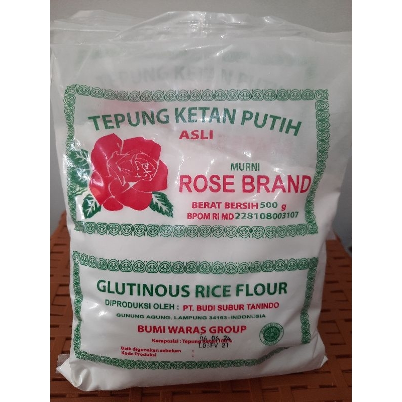 

TEPUNG KETAN PUTIH ROSE BRAND 500 GR