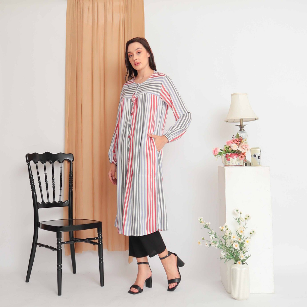 RILLEY - Tunik Salur Aira Atasan Tunik Wanita