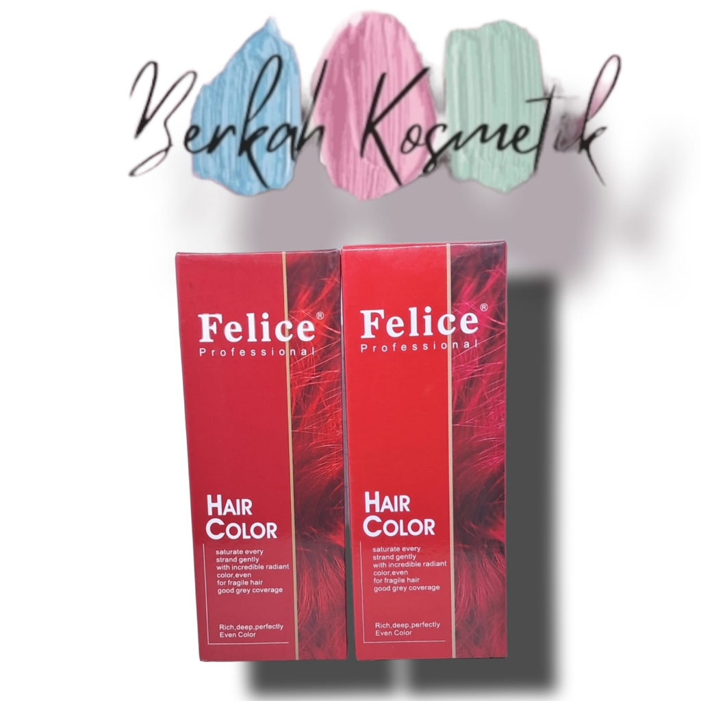 Felice Hair Color /Cat Rambut Felice Dus Merah ORIGINAL