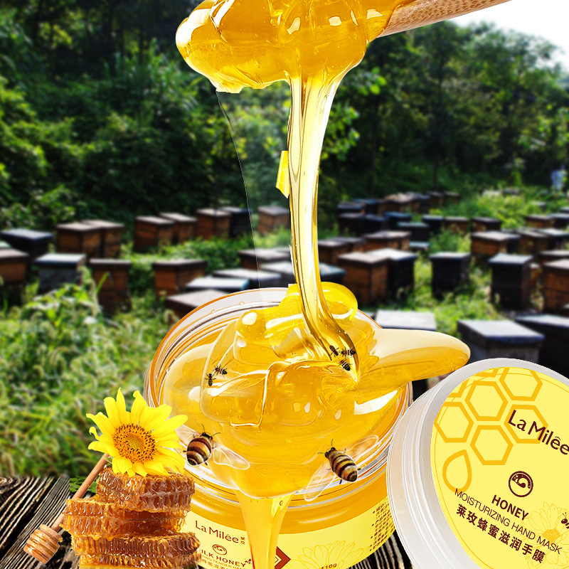 Hand Wax La Milee - Milk Honey Nourishing Tander Hand Wax - Perawatan Kulit Exfoliating