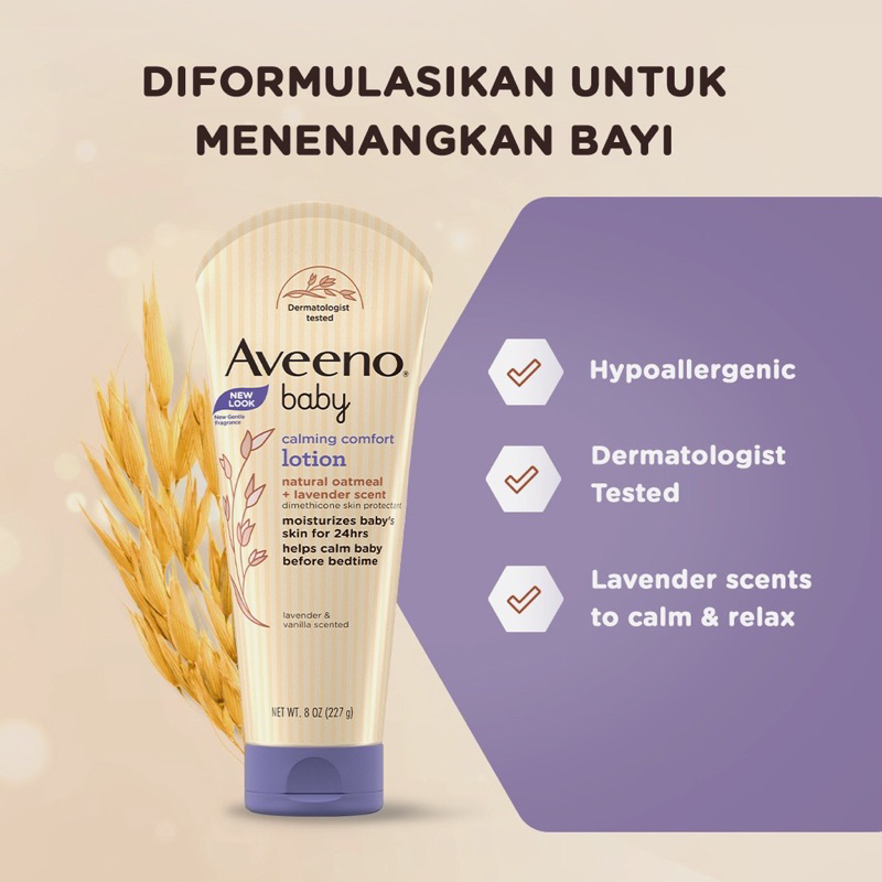 Aveeno Baby Calming Comfort Lotion - Lotion Pelembab Bayi (227 gr)