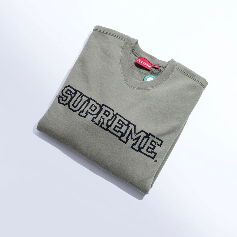 Sup. Shattered Crewneck Light Olive