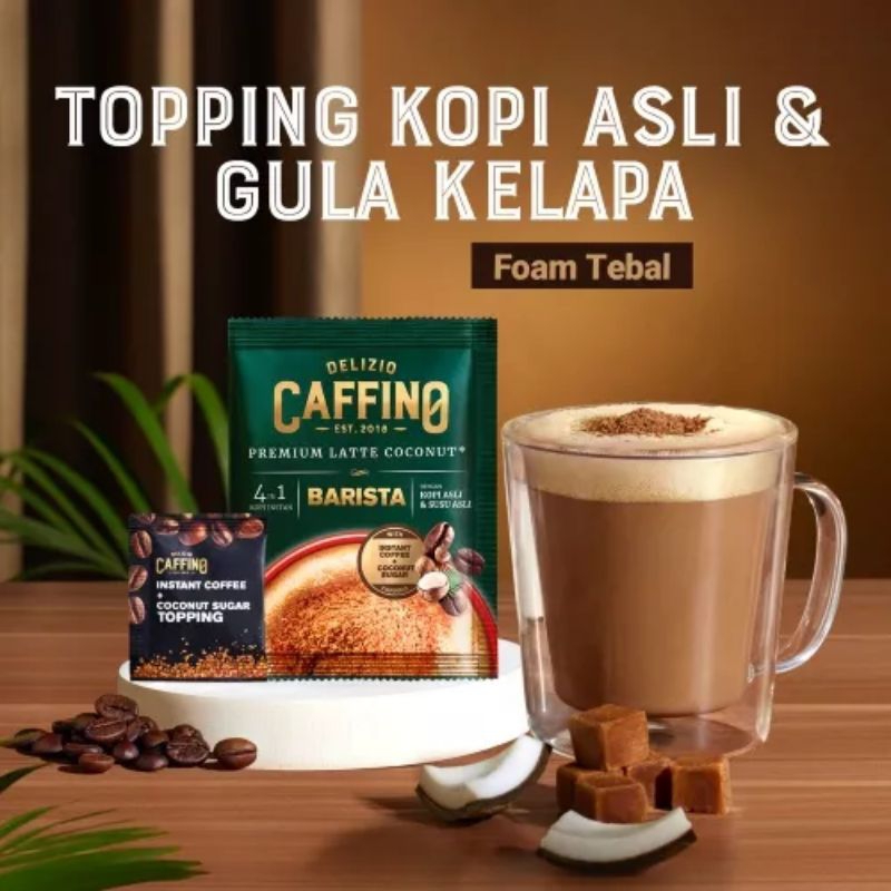 

148 - Bubuk Kopi Instan - CAFFINO BARISTA COCONUT 1 Renteng 15 sachet x 25g