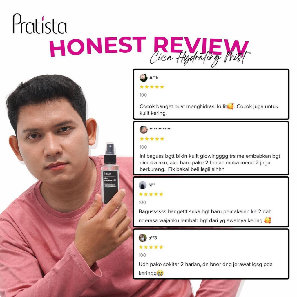 Cica Hydrating Mist Pratista - Spray Melembabkan Wajah