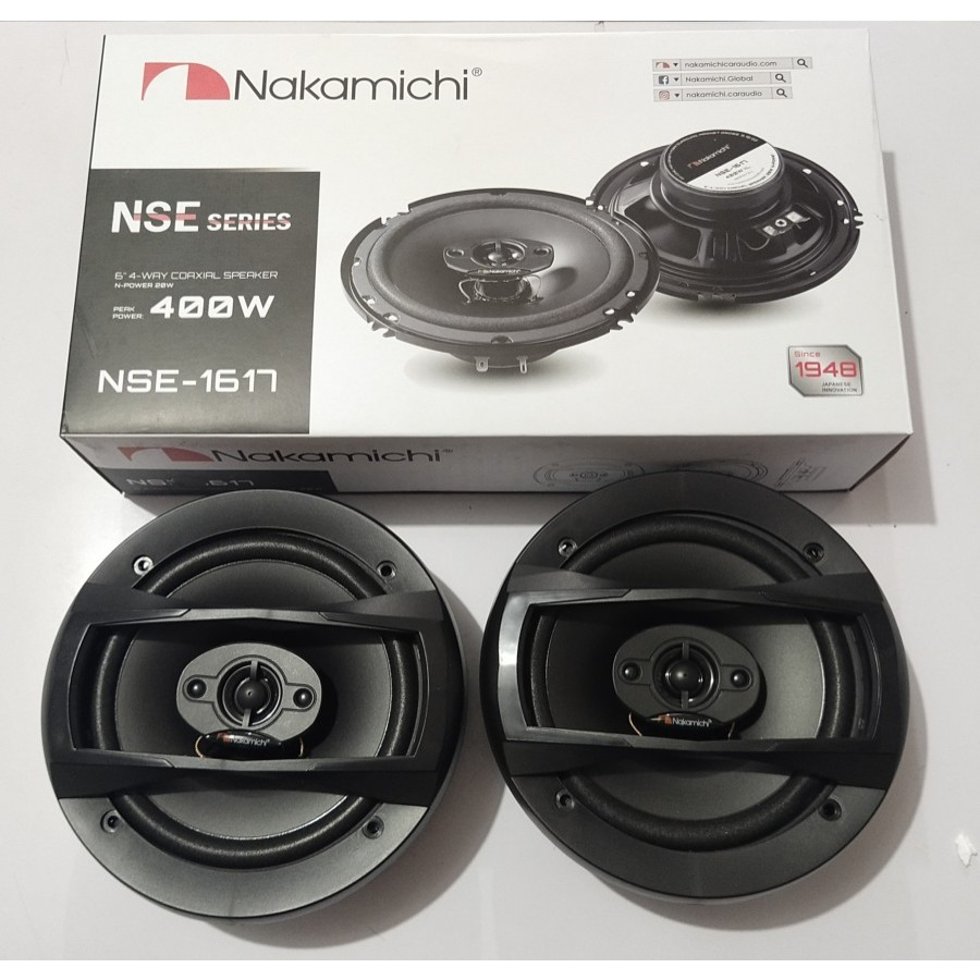 Speaker Pintu Mobil Speaker Coaxial Nakamichi NSE 1617 6inch Universal