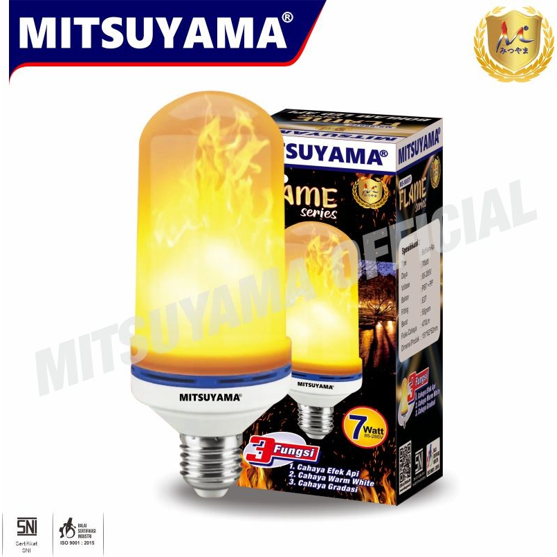 Bohlam LED Cahaya Api Mitsuyama MS-9807 Series Flame