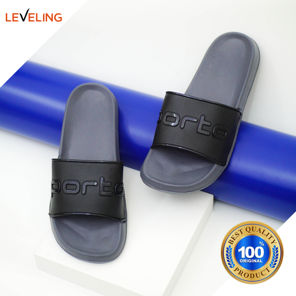 1023M-2 - Porto Leveling Sandal Pria Selop Rumahan Harian Nyaman Anti Slip Awet
