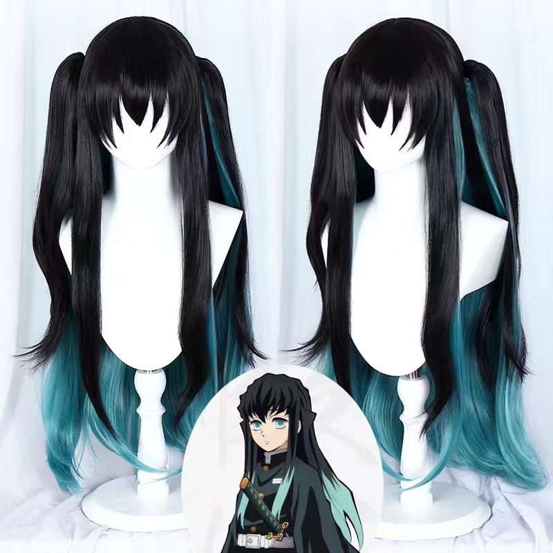 Demon Slayer Tokitou Muichirou KanrojiMitsuri Cosplay Wigs