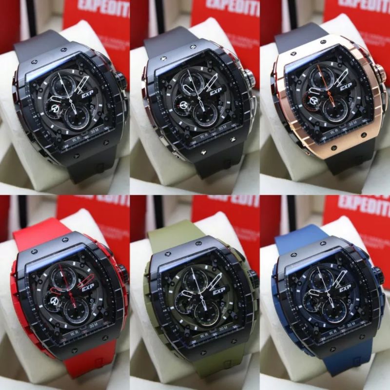 Jam Tangan Pria Expedition Rubber 6782 E6782 E 6782 | Original