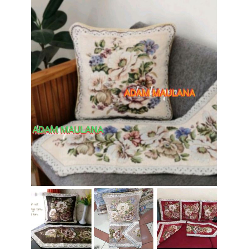 SARUNG  BANTAL  SOFA  KURSI SET  MEWAH IMPORT MINIMALIS BELGI