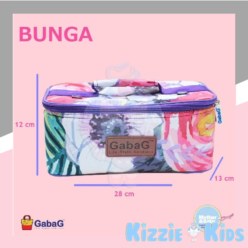 Gabag Cooler Bag Single Infinite Series ( Cristal / Awan / Bunga / Lily)