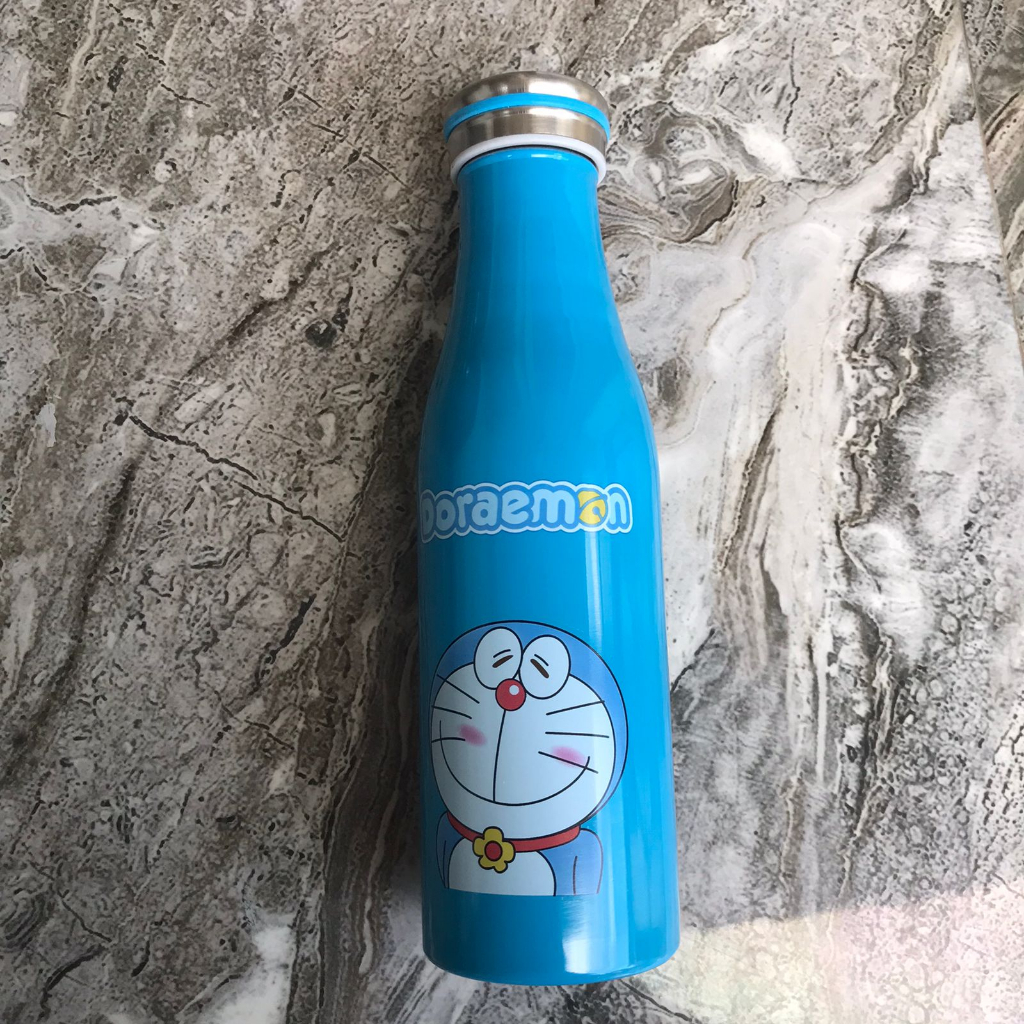 Botol Minum Anak 500ML Stainless Doraemon Lucu Botol Anak Lucu