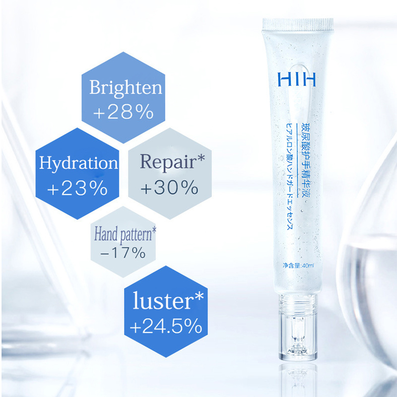 【COD】HIH 40Ml Krim Tangan Asam Hyaluronik Perbaikan Pelembab Pemutih Krim Tangan hand serum untuk kulit kering/Kasar dan pecah pecah Hyaluronic Acid Hand Serum Menghilangkan Kerut Krim Tangan Melembutkan Kulit Lotion Bergizi dan Melembabkan