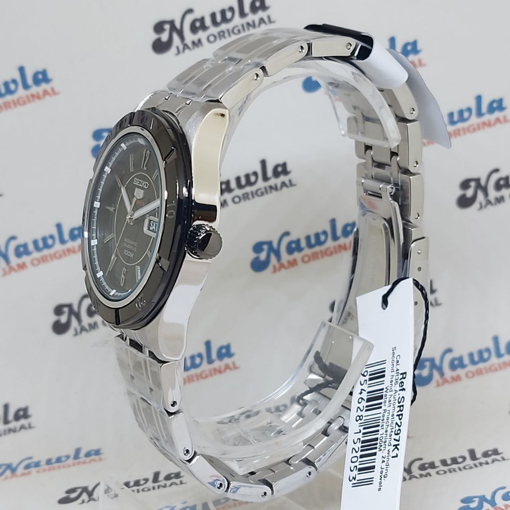 Seiko 5 Sports SRP297K1 Automatic Black Dial - Jam Tangan Pria SRP297