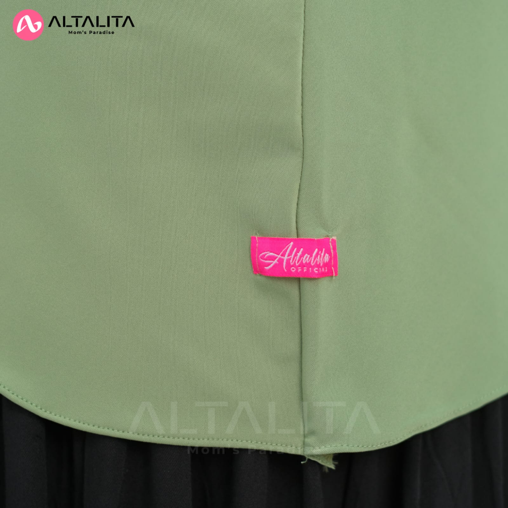 Altalita - Hijab Bergo Hamidah Label Besi Size L Kerudung Instan Menutup Dada Bahan Jersey Premium Terbaru Shaliza Series