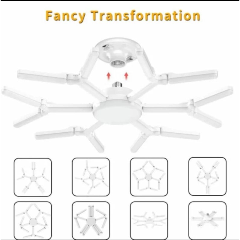 Lampu garasi Led Terang cahaya lampu bentuk bintang variasi Panel Led