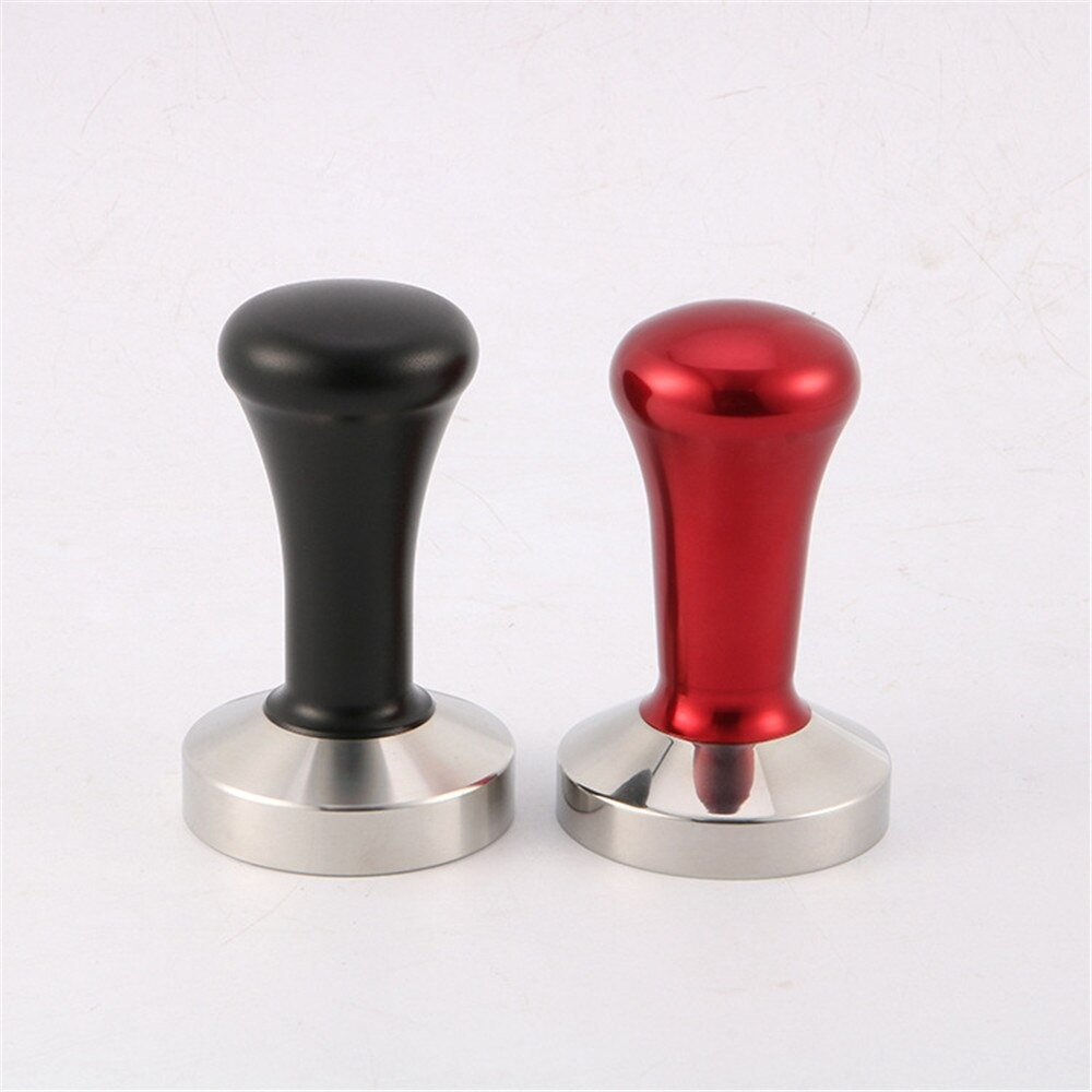 TAMPER KOPI ESPRESSO FLAT STAINLESS STEEL BLACK 58 MM