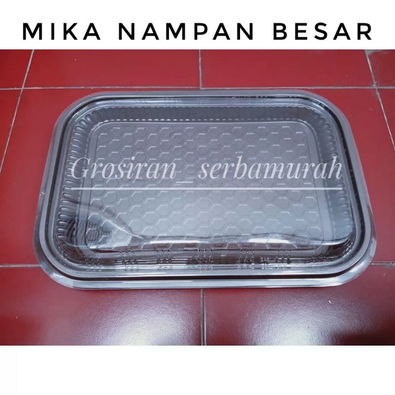 Mika Nampan Besar / Tray Nampan Kue Besar / Nampan Plastik Mika ( ISI 5 SET)