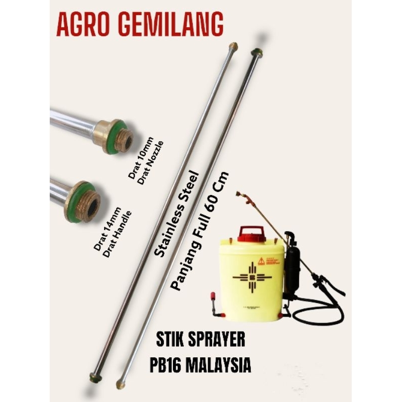 Stik Sprayer manual pb16 Malaysia pipa stik semprot sprayer malaysia