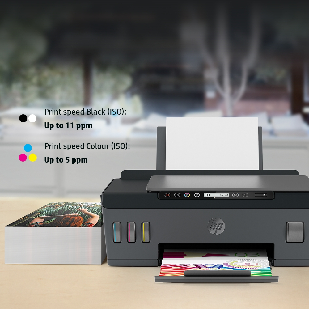 Printer HP Smart Tank 500 All In One Print Scan Copy Garansi Resmi HP Indonesia GT53 GT52