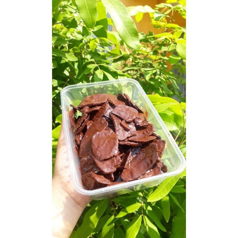 

ready kripsang kripik pisang nyoklat banget produksi rumahan ma'e