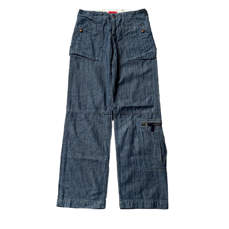 Vtg Full Count Herringbone Tactical Cargo Pants