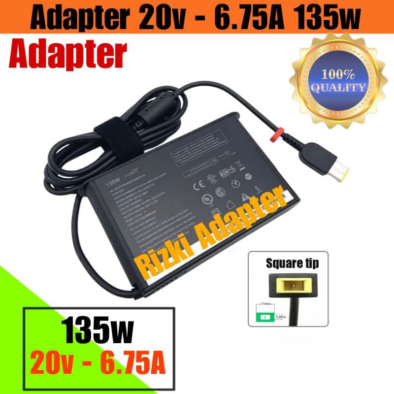 Charger Laptop Lenovo 20v 6.75A ADL135NLC3A ADL135NDC3A ADL135NCC3A ADL135SDC3A Legion 135w