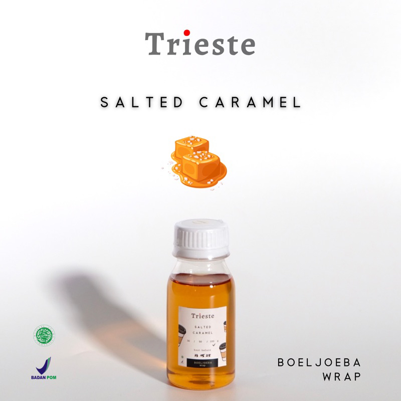 Trieste Salted Caramel Syrup Repack [30, 50, 100] g