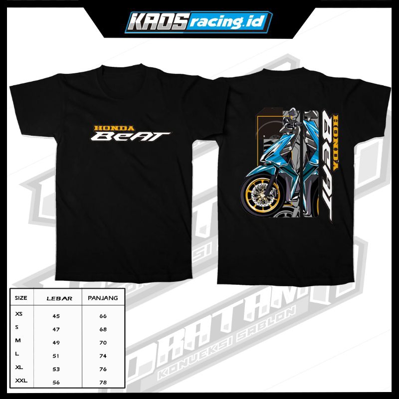 kaos beat modifikasi/kaos beat indonesia/kaos beat karbu indonesia/kaos beat jari-jari/kaos motor