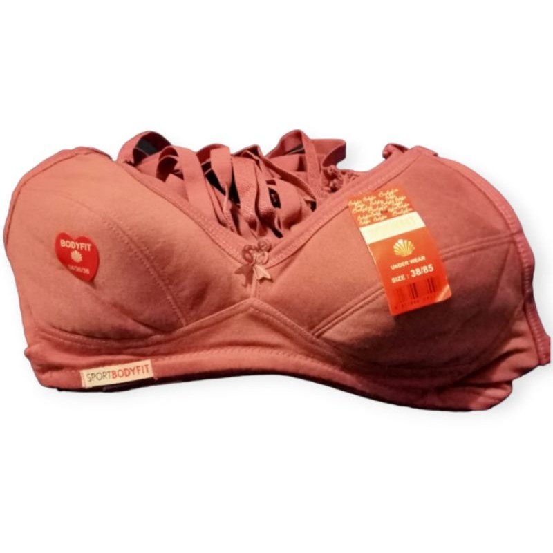 Bra/Bh bodyfit tanpa sepon dan tanpa kawat