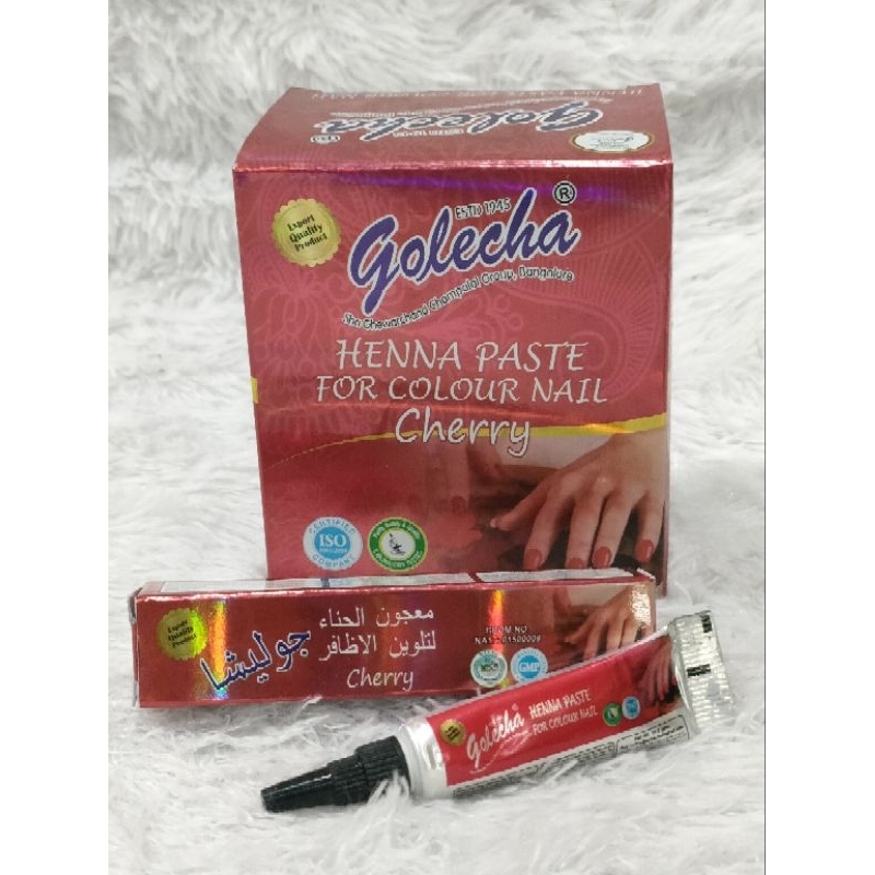 GOLECHA HENNA KUKU / GOLECHA NAIL TUBE HENNA PASTE FOT COLUR NAIL