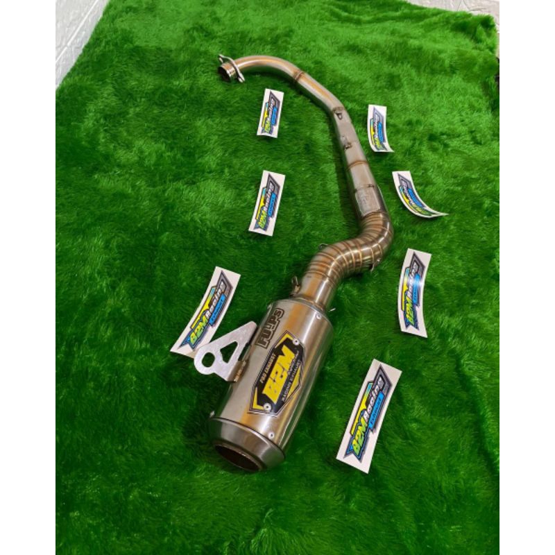 Knalpot Fu Porting/Wungkul step underbond Original B2m racing exhaust