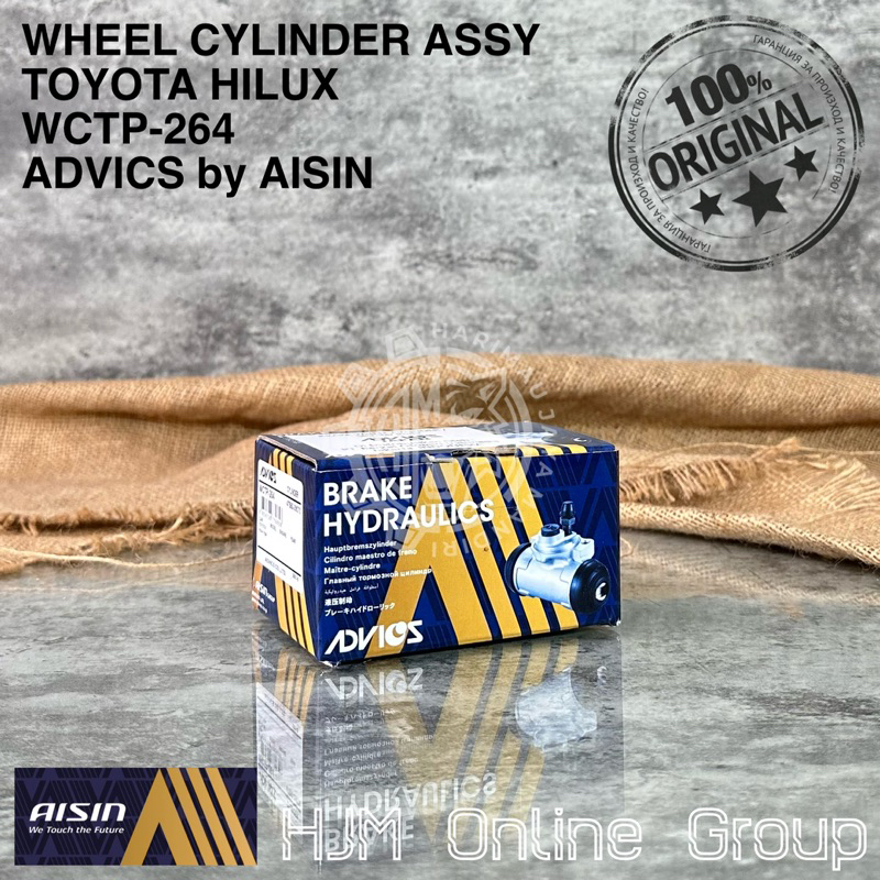 WHEEL CYLINDER - MASTER BAK BLOK REM BELAKANG HILUX FORTUNER ADVICS by AISIN